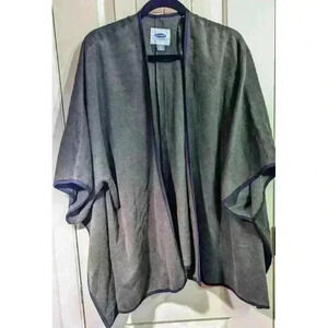 Old Navy San Francisco Cape Olive Green Open Cardigan Women M-L